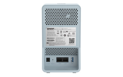 QNAP QMiro-201W routeur sans fil Gigabit Ethernet Bi-bande (2,4 GHz / 5 GHz) Bleu