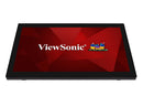 Viewsonic TD2760 écran plat de PC 68,6 cm (27") 1920 x 1080 pixels Full HD LED Écran tactile Multi-utilisateur Noir