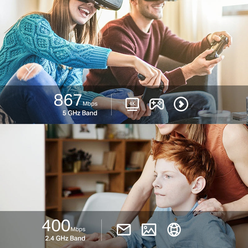 AC1300 Mini Dual Band Wi-Fi USB Adapter