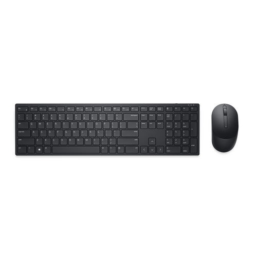 DELL Pro Keyboard and Mouse - KM5221W - US International (QWERTY) - Black - (RTL BOX)