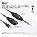 CLUB3D CAC-1406 câble USB USB 3.2 Gen 1 (3.1 Gen 1) 15 m USB A Noir