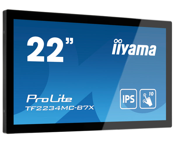 iiyama ProLite TF2234MC-B7X platte pc-monitor 54,6 cm (21.5") 1920 x 1080 Pixels Full HD LED-touchscreen Multi-user Zwart