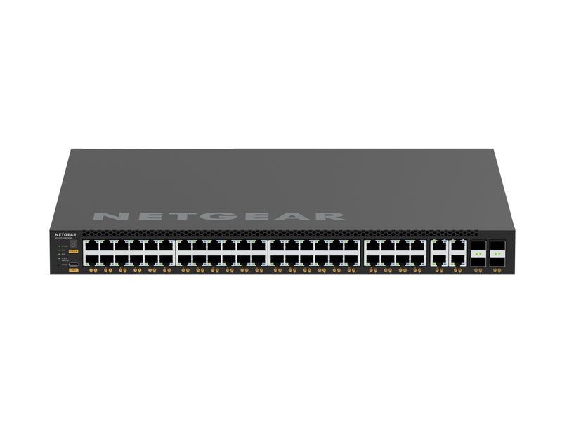 NETGEAR M4350-44M4X4V Géré L3 2.5G Ethernet (100/1000/2500) Connexion Ethernet, supportant l'alimentation via ce port (PoE) 1U Noir