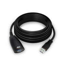 ACT AC6105 | USB 2.0 Booster | 5m | Zwart