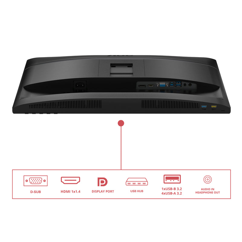 AOC 24E4U écran plat de PC 60,5 cm (23.8") 1920 x 1080 pixels Full HD LED Noir