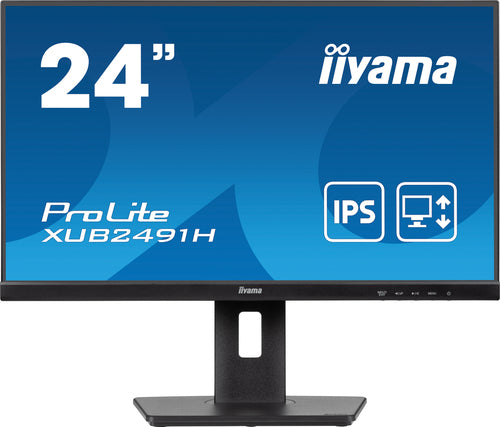 iiyama ProLite XUB2491H-B1 platte PC-monitor 60,5 cm (23,8") 1920 x 1080 pixels Full HD LED Zwart