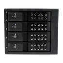 StarTech.com Rack amovible / Backplane sans tiroir pour 4x HDD SAS II/SATA III 6Gb/s de 3,5" avec échange à chaud - Aluminium