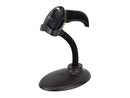 Equip 351022 Barcode Scanner, Portable 1D Laser Barcode Scanner, Black