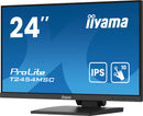 iiyama ProLite T2454MSC-B2AG écran plat de PC 60,5 cm (23.8") 1920 x 1080 pixels Full HD LED Écran tactile Multi-utilisateur Noir