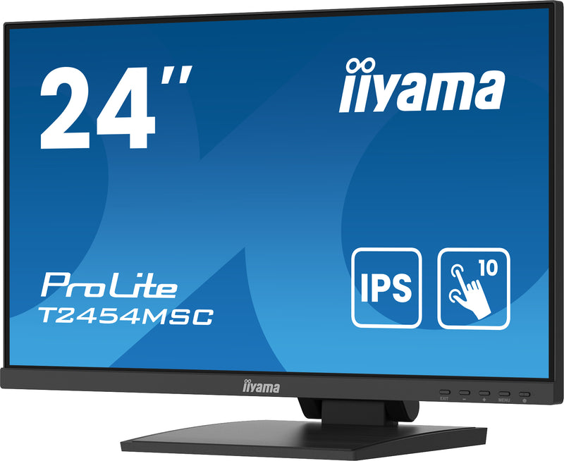 iiyama ProLite T2454MSC-B2AG écran plat de PC 60,5 cm (23.8") 1920 x 1080 pixels Full HD LED Écran tactile Multi-utilisateur Noir