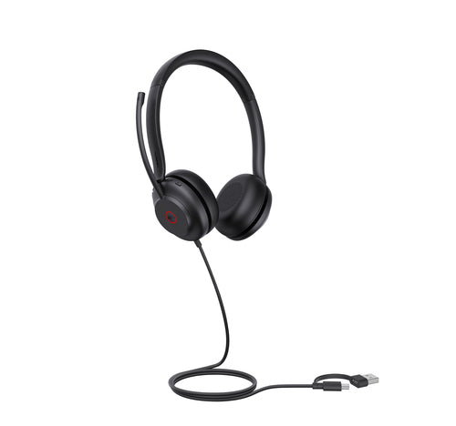 Yealink UH35 Casque double équipe USB-C/A