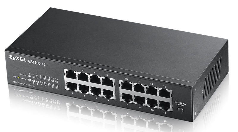 Zyxel GS1100-16 Non-géré Gigabit Ethernet (10/100/1000)