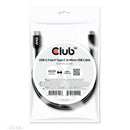 CLUB3D CAC-1526 câble USB USB 3.2 Gen 1 (3.1 Gen 1) 1 m USB C Micro-USB B Noir