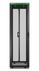 APC Baie EasyRack 600mm/42U/1000mm avec toit, panneau latéral, roulettes, noir