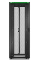 APC Baie EasyRack 800mm/48U/1000mm avec toit, panneau latéral, roulettes, noir