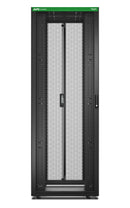 APC Baie EasyRack 800mm/48U/1000mm avec toit, panneau latéral, roulettes, noir