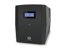 Conceptronic ZEUS04EM Uninterruptible Power Supply, Line Interactivity, 2.2 kVA, 1320 W, 5 AC Outputs