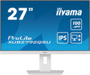 iiyama ProLite XUB2792QSU-W6 platte PC-monitor 68,6 cm (27") 2560 x 1440 pixels Quad HD LED Wit