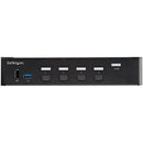 StarTech.com Commutateur KVM HDMI à 4 Ports - Moniteur Unique 4K 60Hz Ultra HDR - Commutateur KVM de Bureau HDMI 2.0 avec Hub USB 3.0 à 2 Ports (5Gbps) et 4x USB 2.0 HID, Audio - TAA
