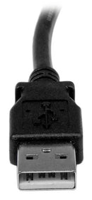 StarTech.com Câble USB 2.0 A vers USB B Coudé à droite Mâle / Mâle pour imprimante - 1 m - Noir