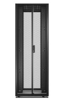 APC Baie EasyRack 800mm/48U/1000mm avec toit, panneau latéral, roulettes, noir