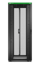 APC Baie EasyRack 800mm/42U/1000mm avec toit, sans panneau latéral, roulettes, noir