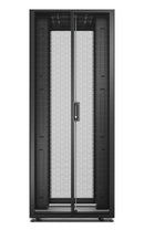APC Baie EasyRack 800mm/42U/1200mm avec toit, panneau latéral, roulettes, noir