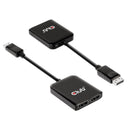 CLUB3D CSV-7220 câble vidéo et adaptateur 1 m DisplayPort HDMI + DisplayPort Gris