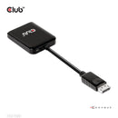 CLUB3D CSV-7220 câble vidéo et adaptateur 1 m DisplayPort HDMI + DisplayPort Gris