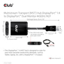 CLUB3D CSV-7220 câble vidéo et adaptateur 1 m DisplayPort HDMI + DisplayPort Gris