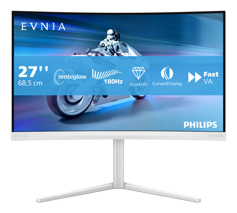 Philips Evnia 5000 27M2C5501/00 PC flatscreen 68,6 cm (27") 2560 x 1440 pixels Quad HD LCD Wit