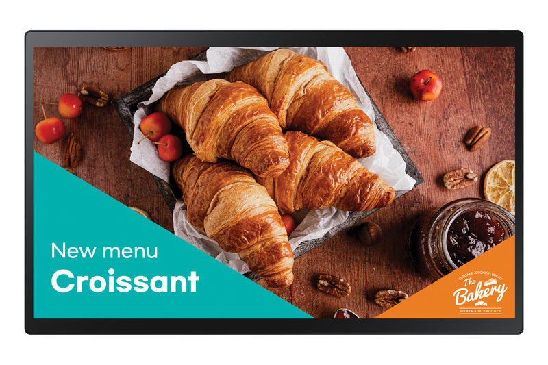 Samsung QB24C-T Écran plat de signalisation numérique 61 cm (24") LED Wifi 250 cd/m² Full HD Noir Écran tactile Intégré dans le processeur Tizen 7.0 16/7