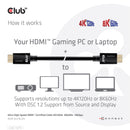 CLUB3D CAC-1375 câble HDMI 5 m HDMI Type A (Standard) Noir