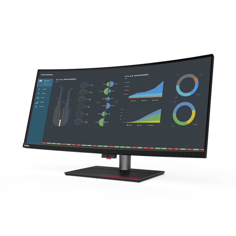 Lenovo ThinkVision P40w-20 LED-scherm 100,8 cm (39,7") 5120 x 2160 pixels 5K Ultra HD Zwart