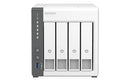 QNAP TS-433 NAS Tower ARM Cortex-A55 4 Go 0 To QNAP QTS Blanc