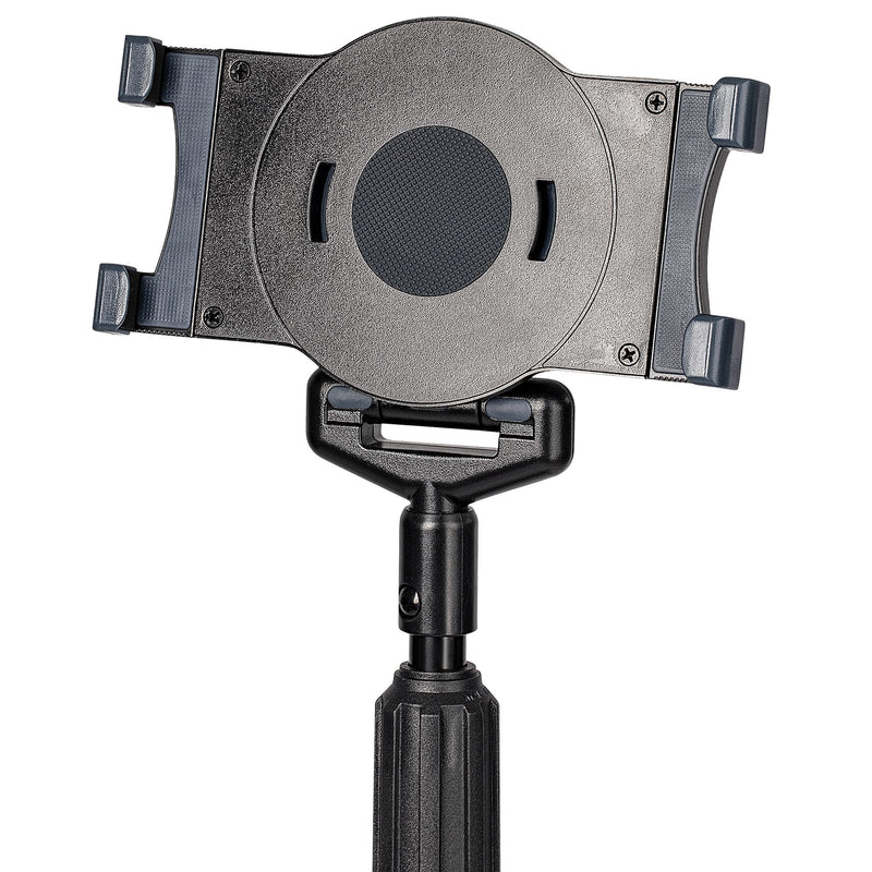 StarTech.com Mobile Tablet Stand with Lockable Wheels - Adjustable Height - Universal Tablet Stand for 7 to 11-inch Tablets, Tablet Holder with Detachable Tray