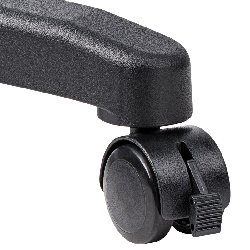 StarTech.com Mobile Tablet Stand with Lockable Wheels - Adjustable Height - Universal Tablet Stand for 7 to 11-inch Tablets, Tablet Holder with Detachable Tray