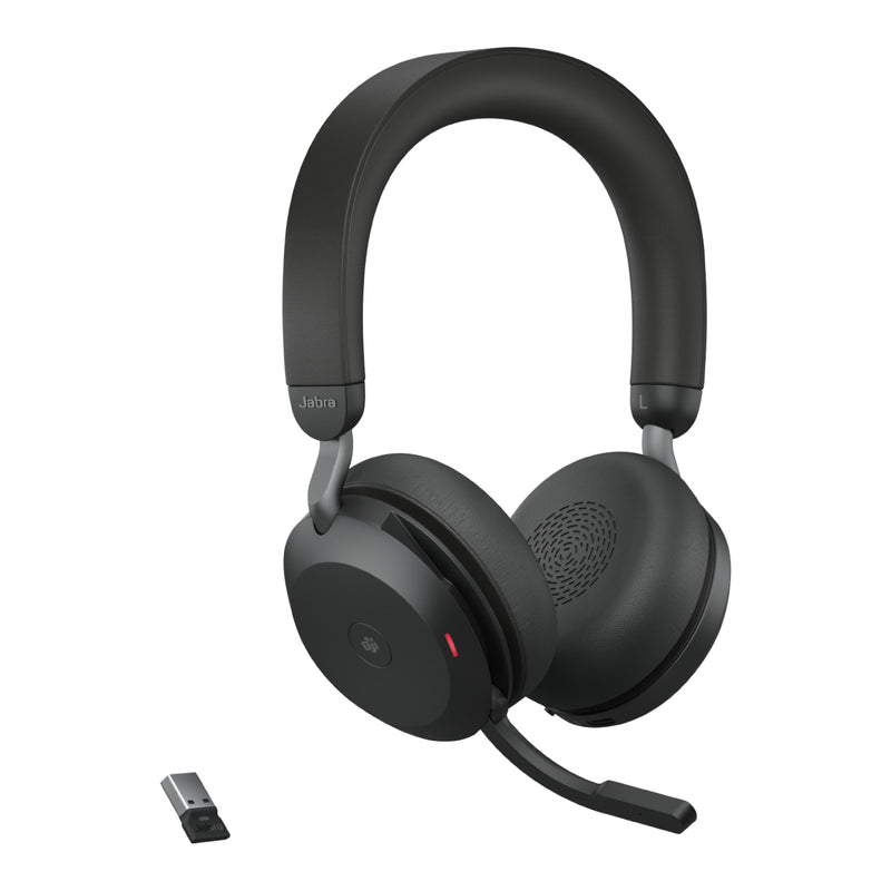 Jabra Evolve2 75 Casque Sans fil Arceau Bureau/Centre d'appels Bluetooth Noir