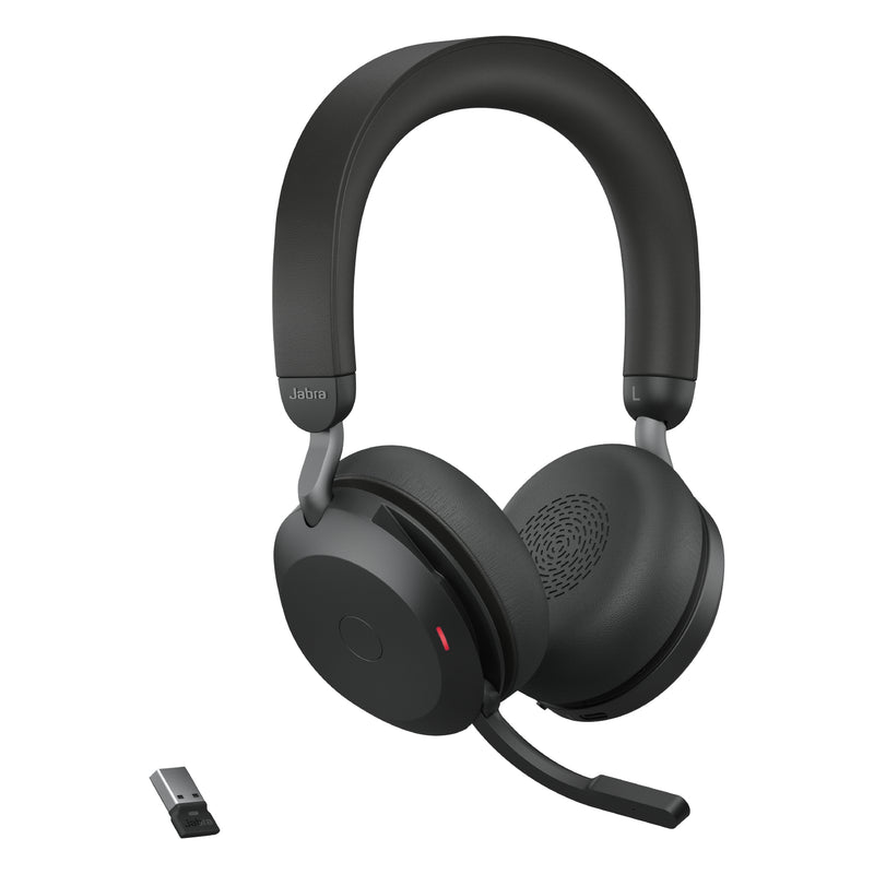 Jabra Evolve2 75 Casque Sans fil Arceau Bureau/Centre d'appels Bluetooth Noir