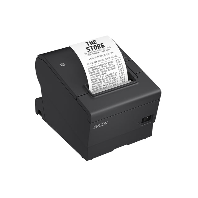 Epson TM-T88VII (112A0): USB, Ethernet, Serial, PS, UK, Black