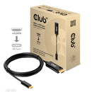 CLUB3D CAC-1334 câble vidéo et adaptateur 1,8 m HDMI Type A (Standard) USB Type-C Noir