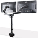 StarTech.com Dual Monitor PC Mount - Dual Monitor Arm VESA - 32" 8kg - Vertically Stackable - Holds 2 Screens Height Adjustable/Articulating - Clamp/Eyelet Mount