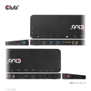 CLUB3D CSV-1566 station d'accueil USB 3.2 Gen 1 (3.1 Gen 1) Type-C Noir