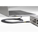 StarTech.com Câble USB-C de 1m, Verrouillage de la Vis Latérale, USB 10Gbps, 100W (5A) Power Delivery, 8K 60Hz/4K 144Hz DP Alt Mode, Certifié USB-IF - Compatible Thunderbolt