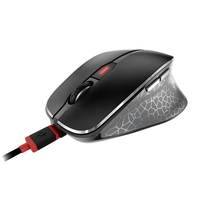 CHERRY MW 8C ERGO Right-Handed Wireless RF + Bluetooth Optical Mouse 3000 DPI