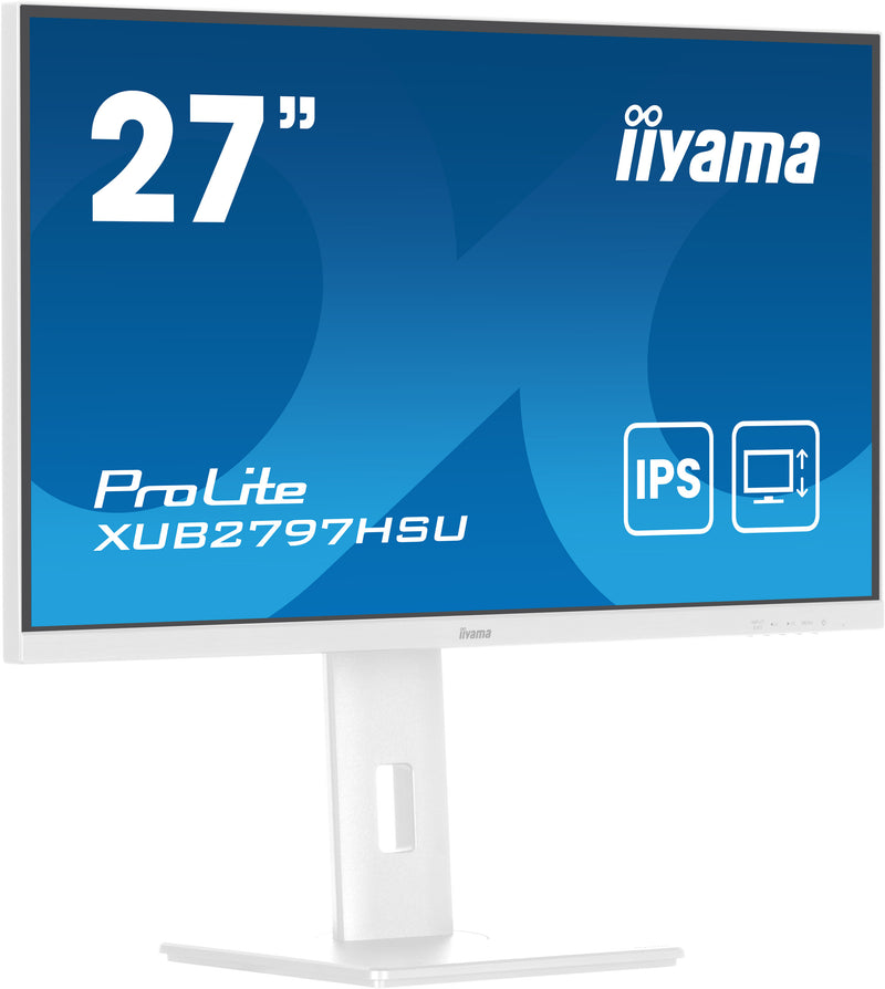 iiyama ProLite XUB2797HSU-W2 platte PC-monitor 68,6 cm (27") 1920 x 1080 pixels Full HD LED Wit