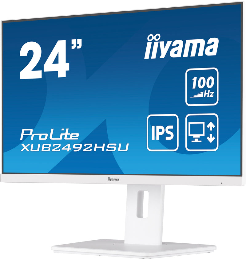 iiyama XUB2492HSU-W6 écran plat de PC 60,5 cm (23.8") 1920 x 1080 pixels Full HD LED Blanc