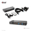 CLUB3D CSV-1382 commutateur écran, clavier et souris Noir