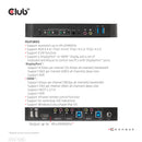 CLUB3D CSV-7210 commutateur écran, clavier et souris Noir