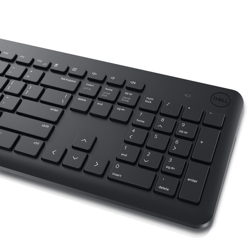 DELL KM3322W clavier Souris incluse Bureau RF sans fil AZERTY Belge Noir